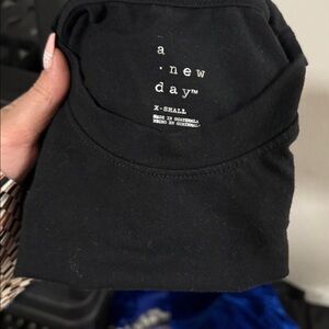 Black a new day top